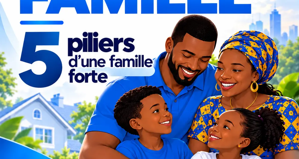Illustration d’une famille réunie